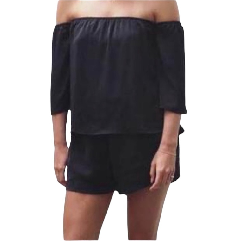 NWT Brunette the Label Flowy Romper - Picture 2 of 13